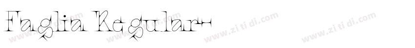 Faglia Regular字体转换